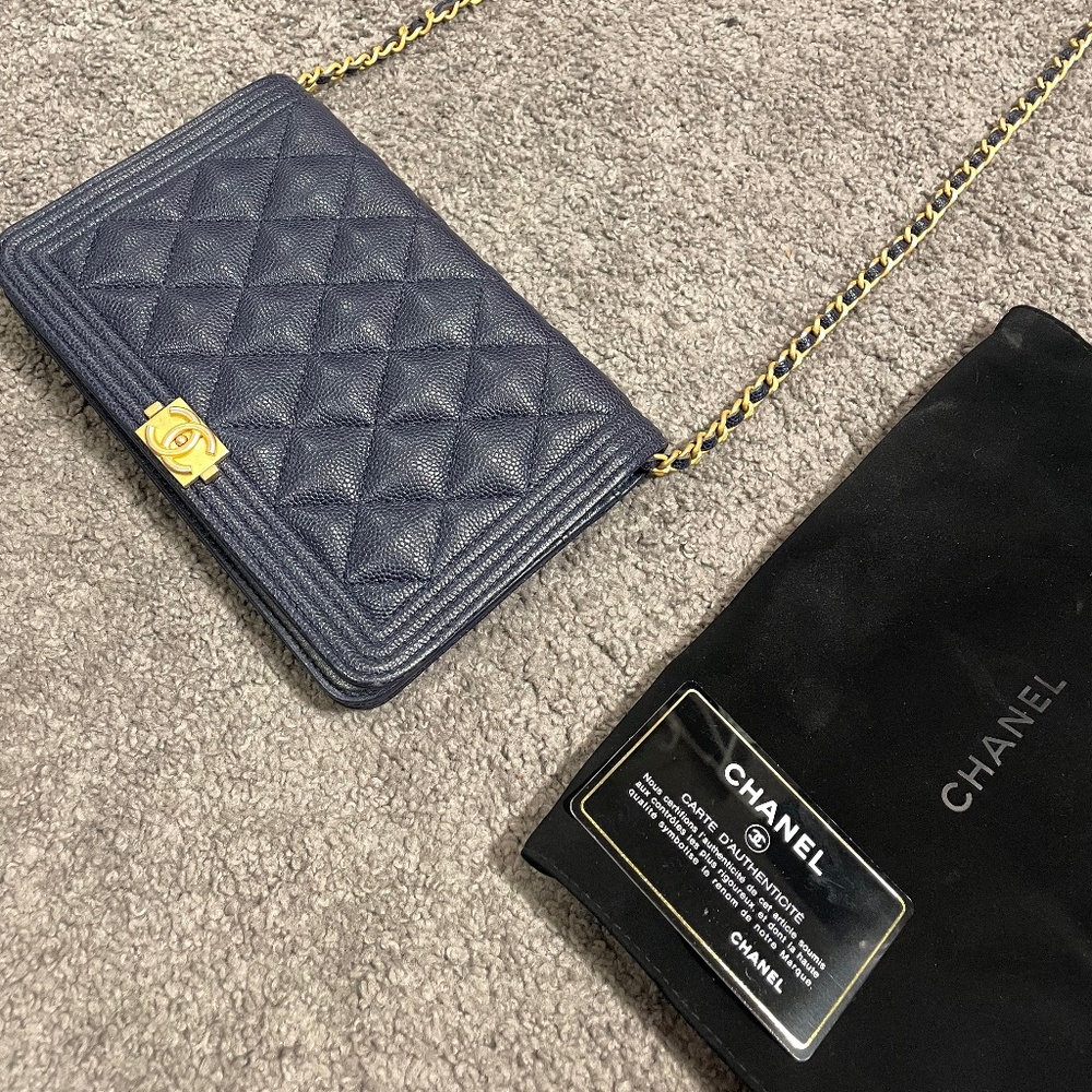 Chanel Boy Wallet On Chain
